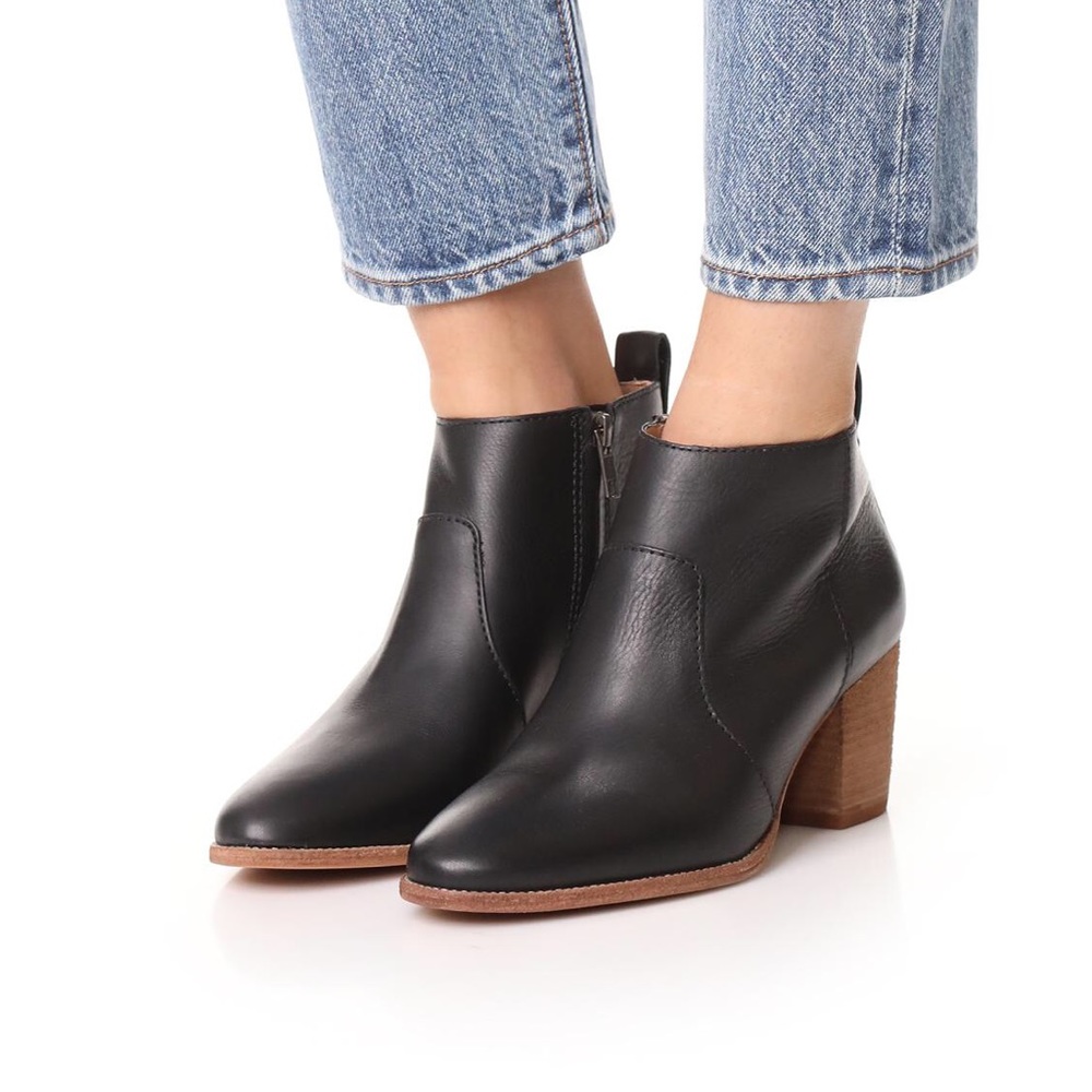 Madewell Brenner Booties Black - 6.5